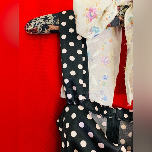 🎀TeezeMe pink and black polka dot dress bow back🎀 - Picture 6 of 12